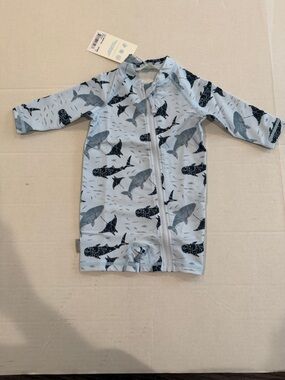 Jan & jul long sleeve 1 pc jumpsuit rash guard baby toddle